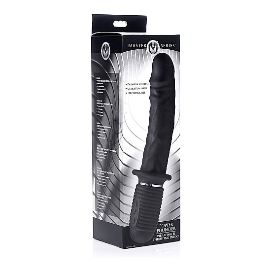 Dildo De Silicona Power Pounder Vibrating Dto Vivelavita