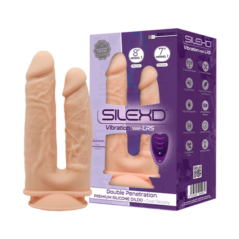 Dildo Doble Silexd Cm Modelo Dto Vivelavita