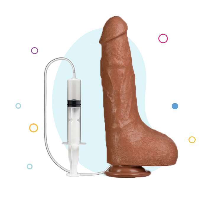 utilizar distintos dildos eyaculadores