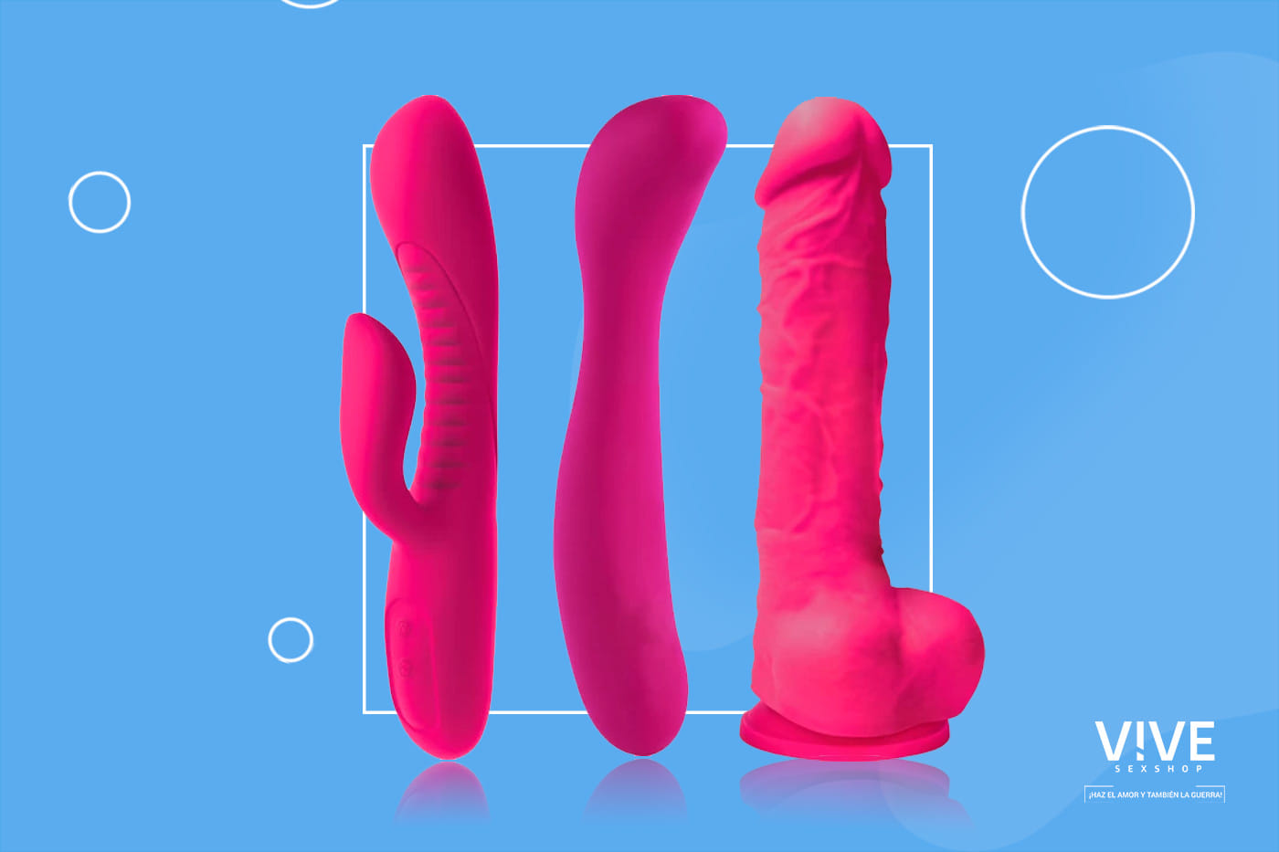 Diferentes tipos de consoladores y dildos ✓ Juguetes sexuales