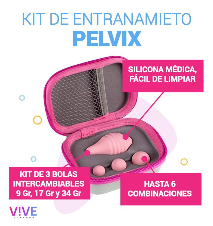 Kit de pesas para entrenar el suelo pélvico