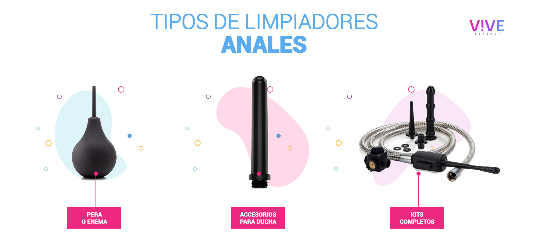 Tipos de limpiadores anales