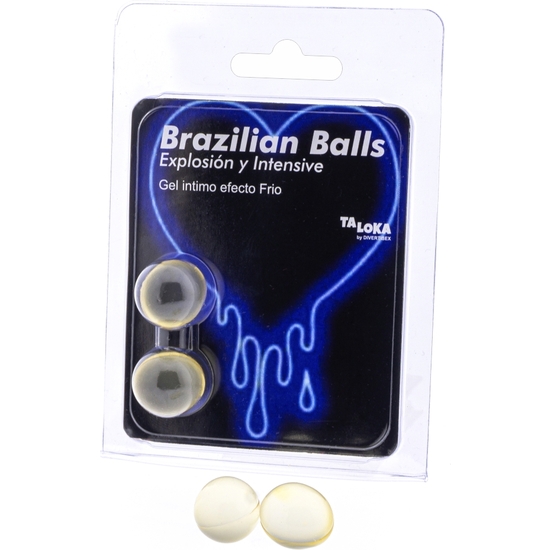 2 brazilian balls explosion de aromas gel excitante efecto v