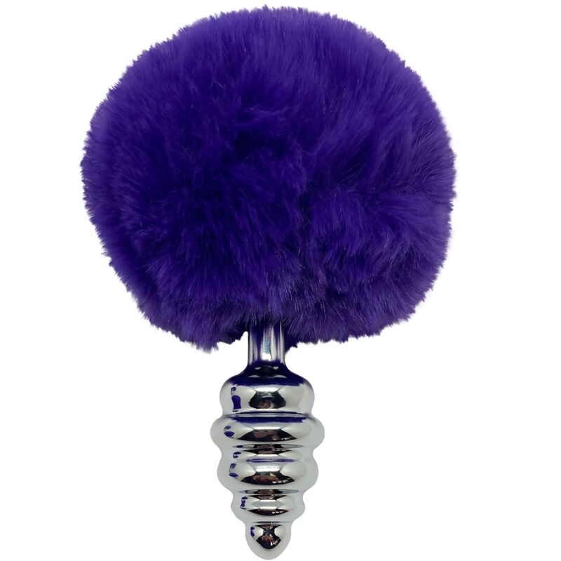 ESPIRAL METAL POMPON VIOLETA O 2