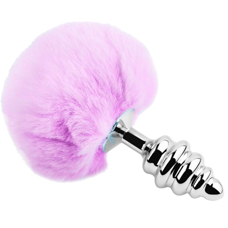 ESPIRAL METAL POMPON VIOLETA 6