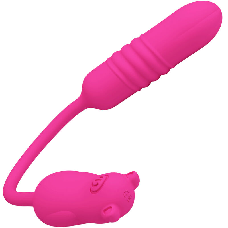 BALLE VIBRANTE EN SILICONE ROSE