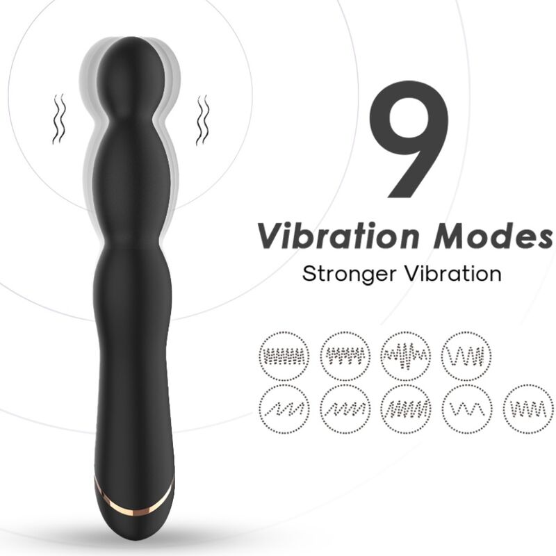 BAMBU VIBRADOR AJUSTABLE NEGRO 2