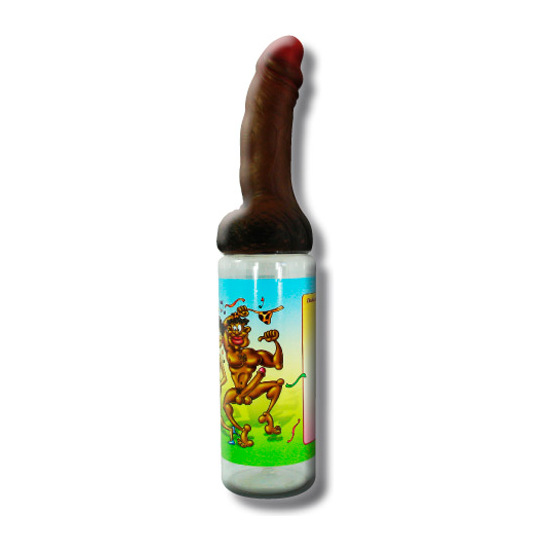 Biberón en Forma de Pene Mulato Pequeño 360 ml