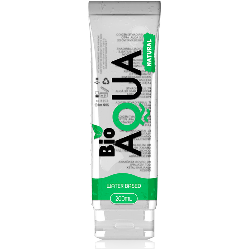 BIO LUBRICANTE INGREDIENTES NATURALES BASE AGUA 200 ML