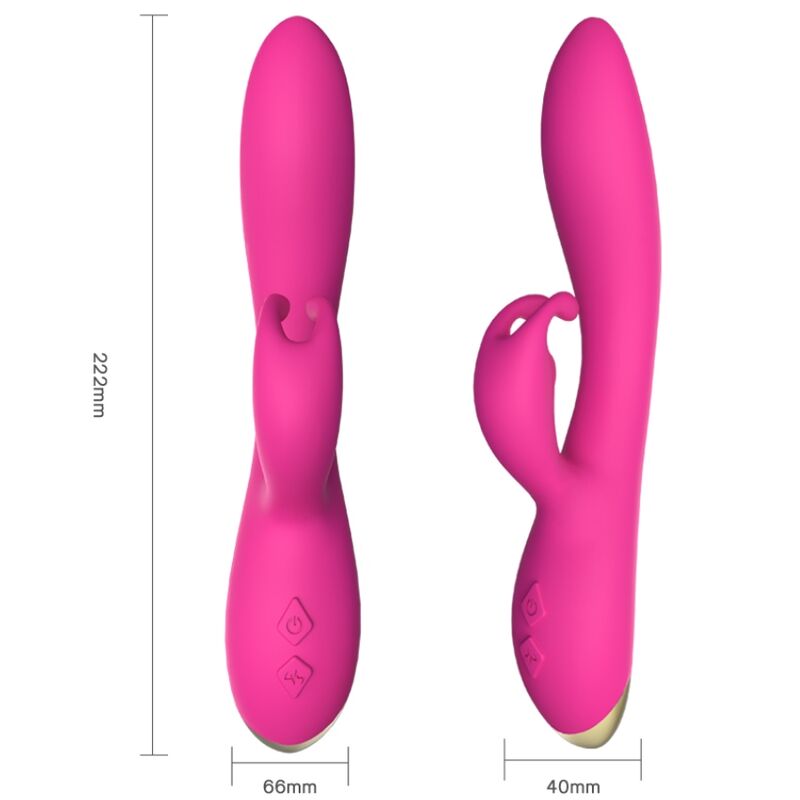 BONNIE VIBRATEUR LAPIN FUCHSIA