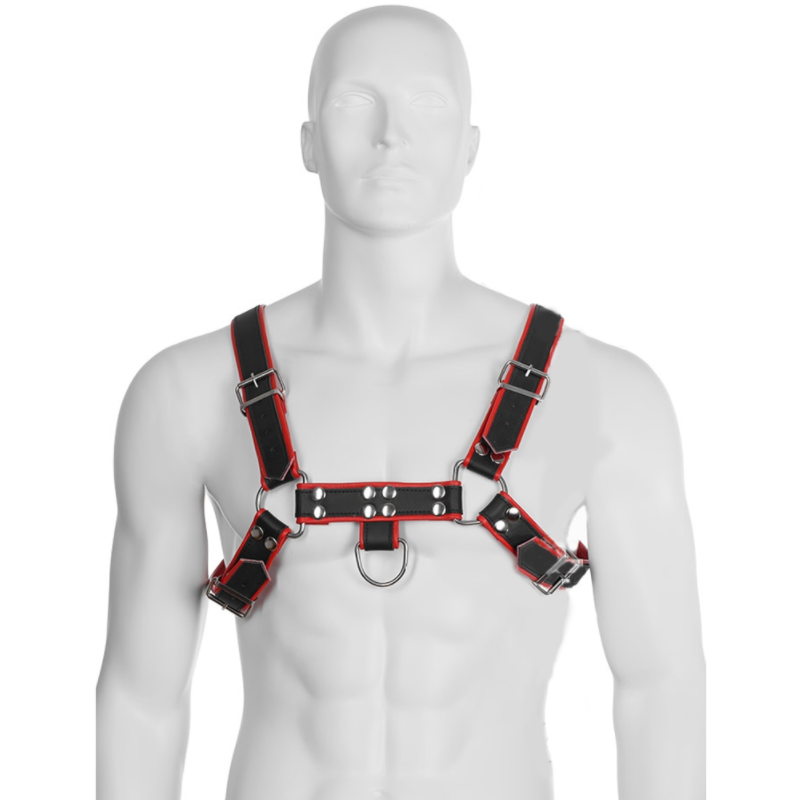 CHAIN HARNESS III BLACK / RED