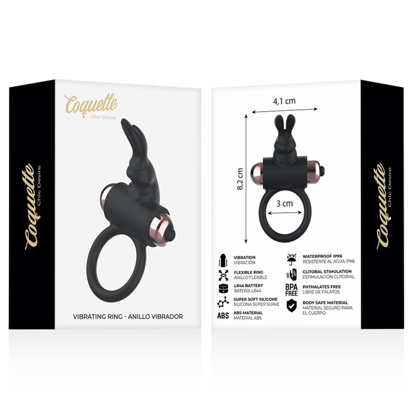 ANILLO VIBRADOR COQUETTE 9