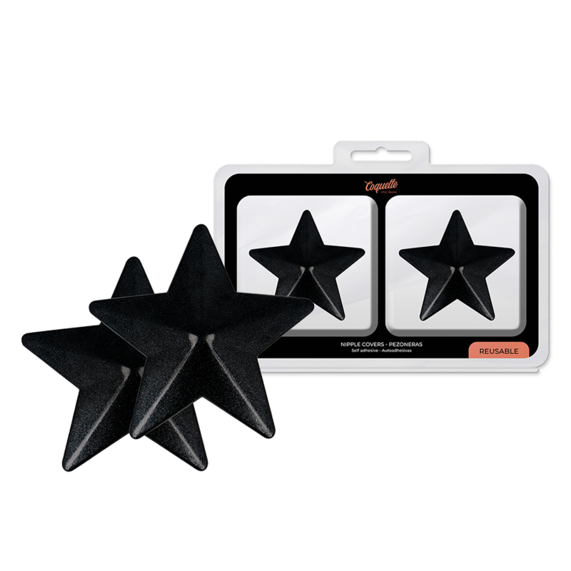 CHIC DESIRE - CUBRE PEZONES ESTRELLAS NEGRAS