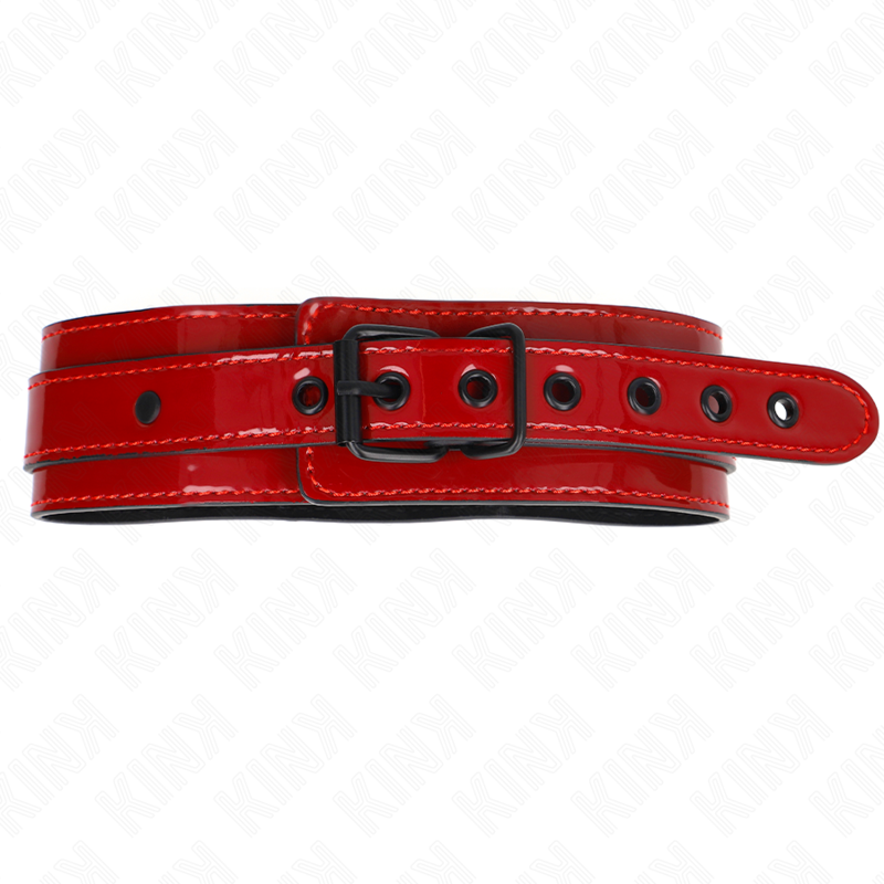 COLLAR AJUSTABLE ROJO VINO 37. 3