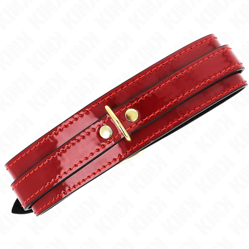 COLLAR AJUSTABLE ROJO VINO DET 2