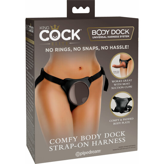 COMFY BODY DOCK HARNESS BLACK 2