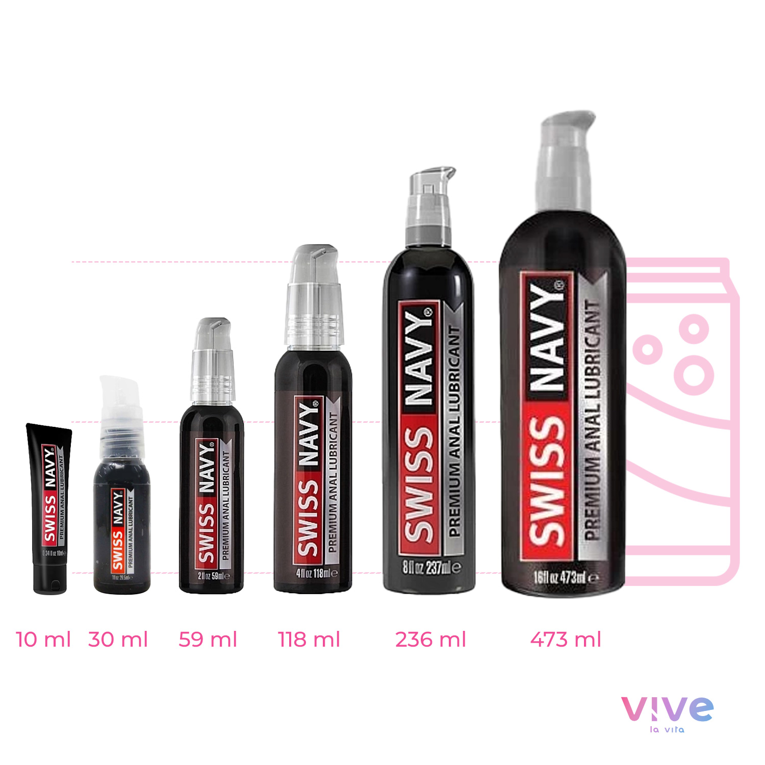 Lubricante con anestesia Swiss Navy 10 | 127% Dto VivelaVita ®