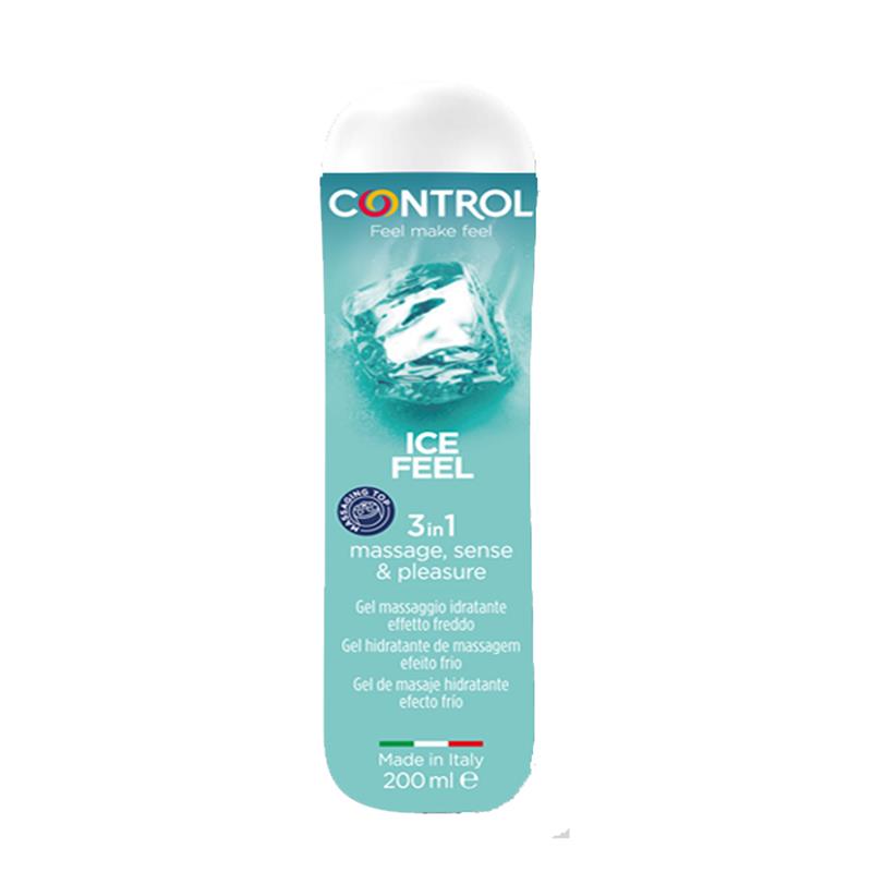 Control Ice Feel Massage Gel 3 In 1