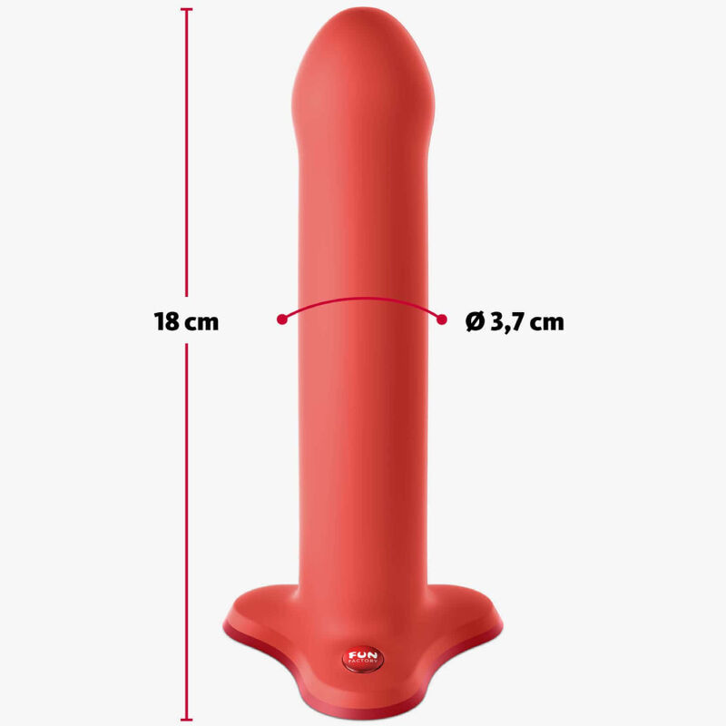 DILDO MAGNUM FLASHY CORAL 8