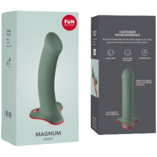 DILDO MAGNUM FLASHY CORAL 9