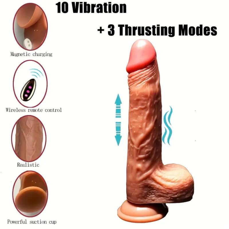 DILDO REALISTICO VIBRADOR & 3