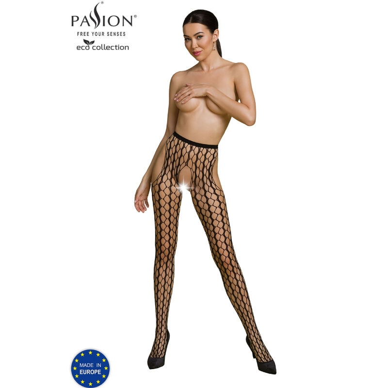 COLLEZIONE ECO BODYSTOCKING ECO S007 NERO