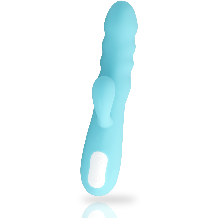 VIBRATORE ROTANTE EIFFEL BLU TURCHESE nº1