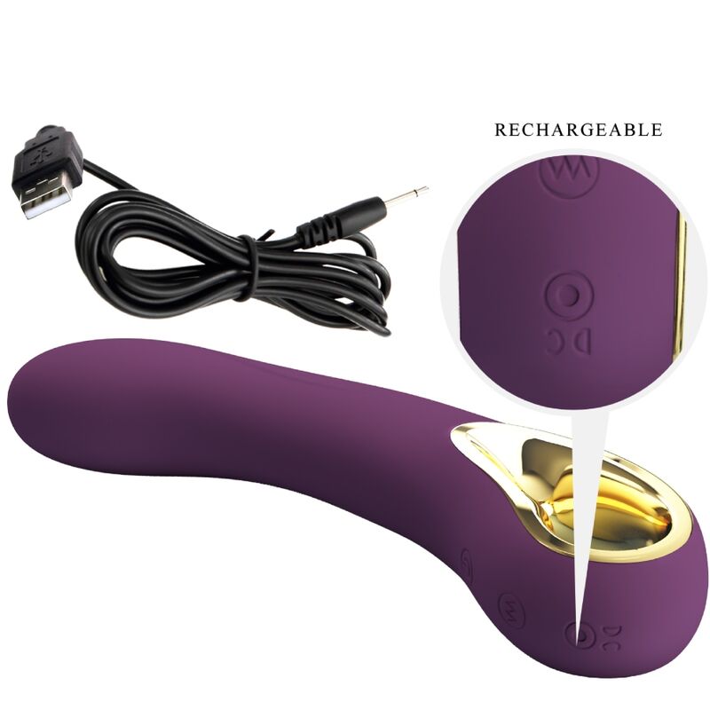 ETHAN VIBRADOR RECARGABLE LILA 5