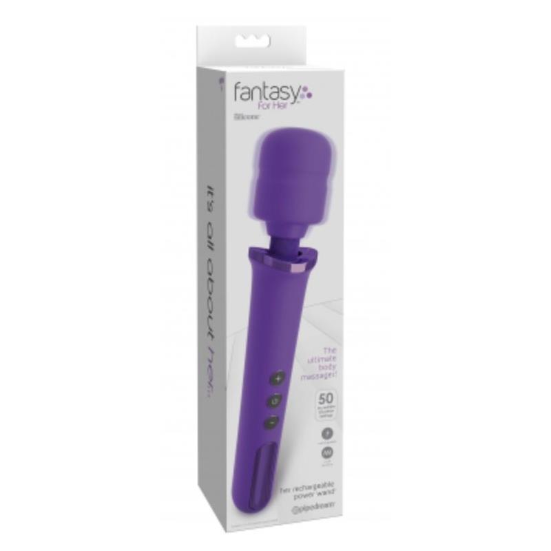 FANTASY FOR HER - MASAJEADOR WAND PARA ELLA RECARGABLE &