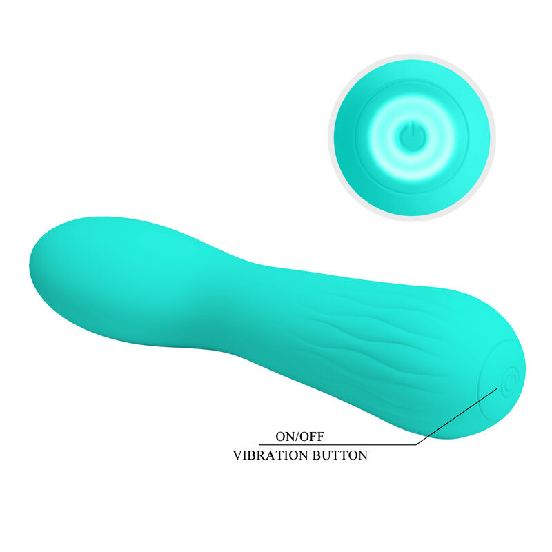 FAUN VIBRADOR RECARGABLE VERDE 6