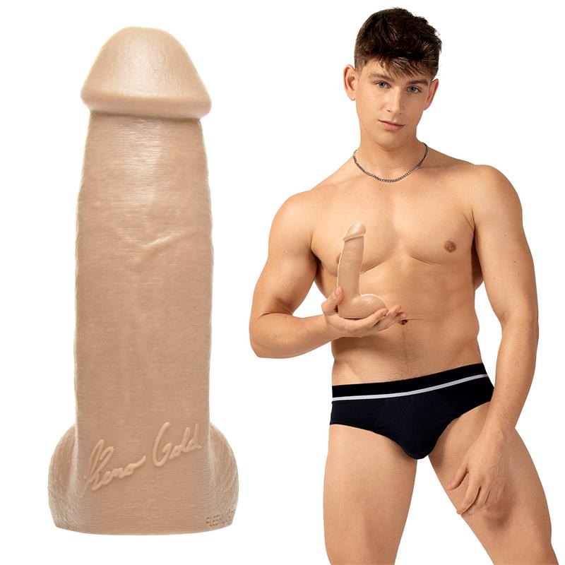 FLESHJACK RENO GOLD DILDO 19 CM