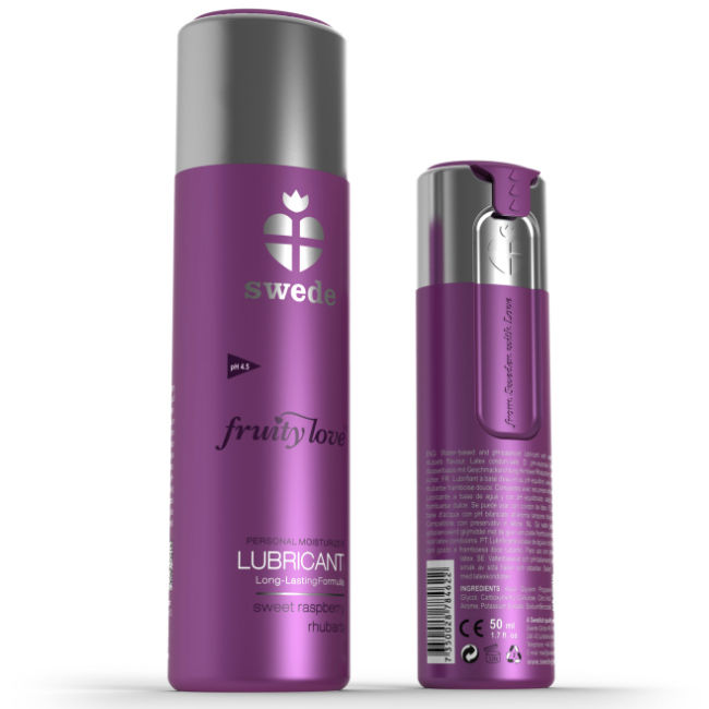 FRUITY LOVE LUBRIFICANTE LAMPONE RABARBARO 50 ML nº2