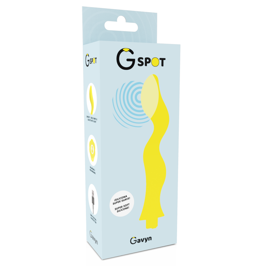 GAVYN VIBRADOR PUNTO G AMARILLO nº1