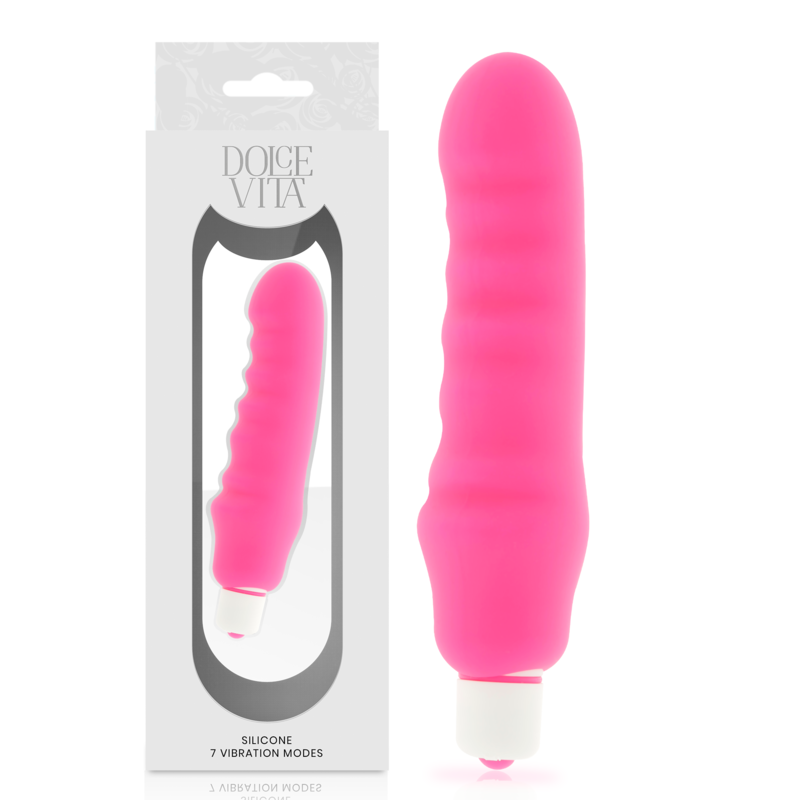 GENIUS VIBRADOR SILICONA ROSA