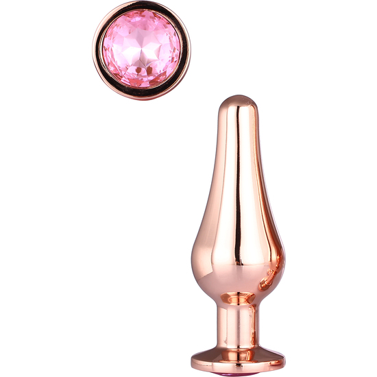 GLEAMING LOVE ROSE GOLD PLEASURE PLUG S