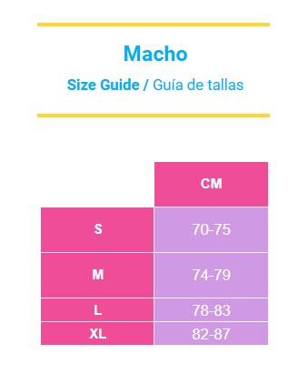 Grand guide Macho underwear