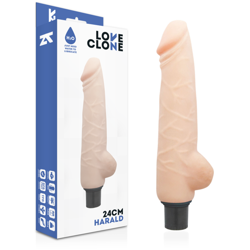 HARALD AUTO-LUBRIFICAÇÃO VIBRADOR 24CM nº1