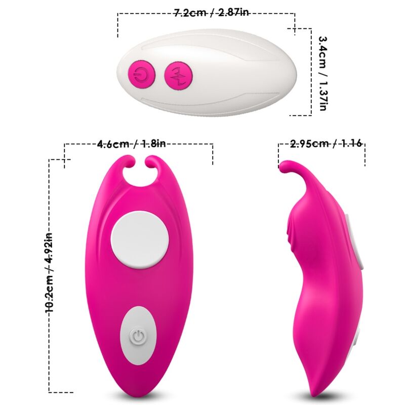 MUTANDINA INDOSSABILE HONEYBEE VIBRATORE G-SPOT FUCSIA - APP