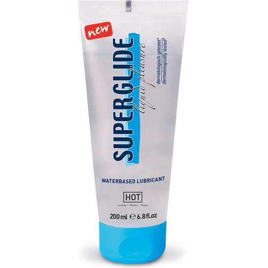 Superglide liquid pleasure - lubricante base de agua 200 ml