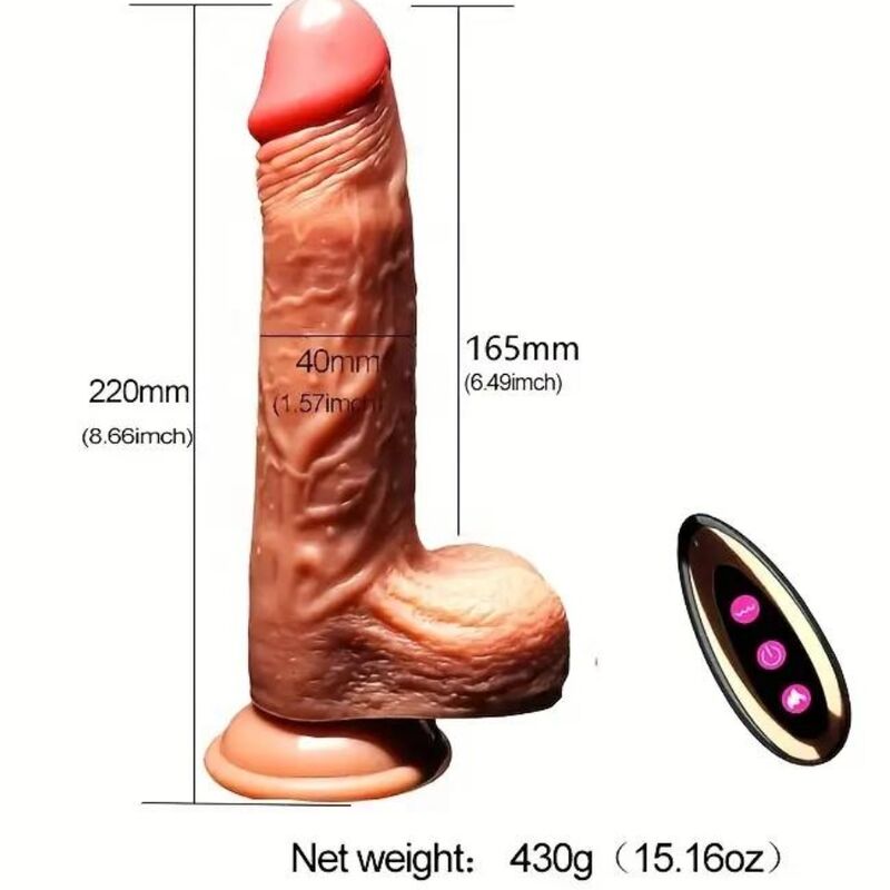 DILDO REALISTICO VIBRADOR RECA 3