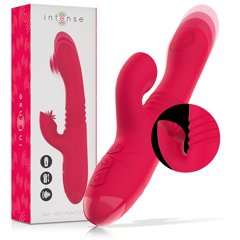 INTENSE - DUA VIBRADOR MULTIFUNCIÓN RECARGABLE UP & DOWN