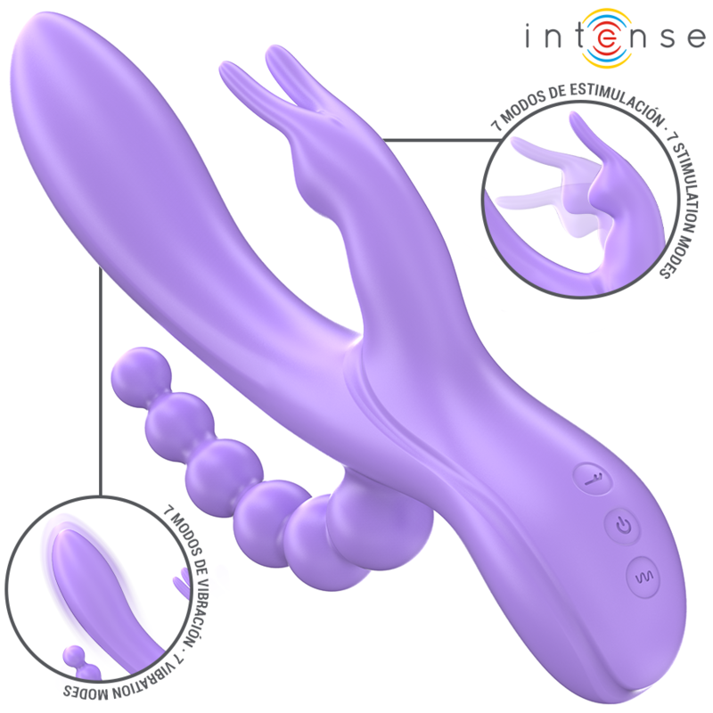 INTENSE - MIKO TRIPLE VIBRADOR RABBIT & ESTIMULADOR &