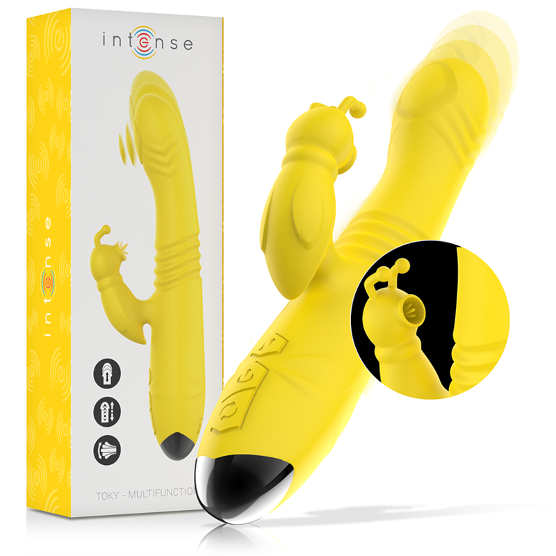 INTENSE - TOKY VIBRADOR MULTIFUNCIÓN RECARGABLE UP & DOW