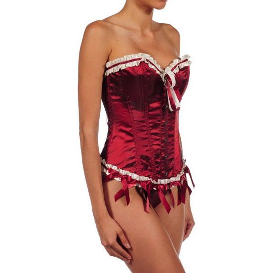 INTIMAX CORSET PERSEFONE GRANATE