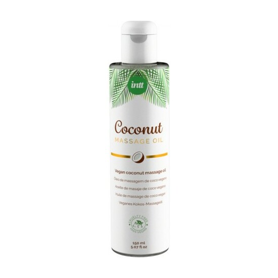 Huile de massage végétalienne à la noix de coco Intt 150ml