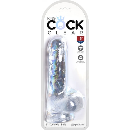 KING COCK 6 CLEAR BALLS 2