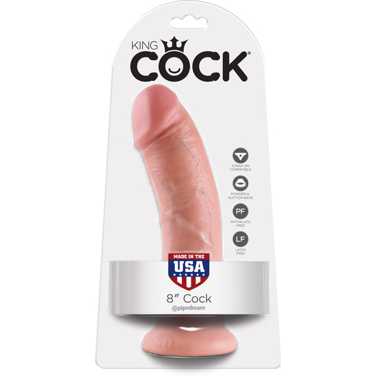 KING COCK 8 INCH FLESH 2