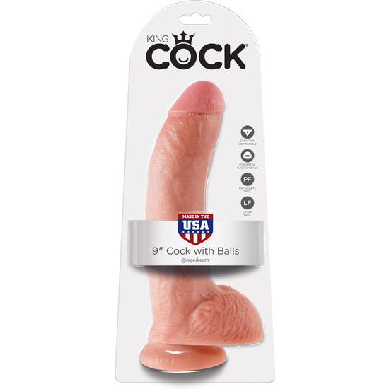 KING COCK 9 WITH BALLS 9