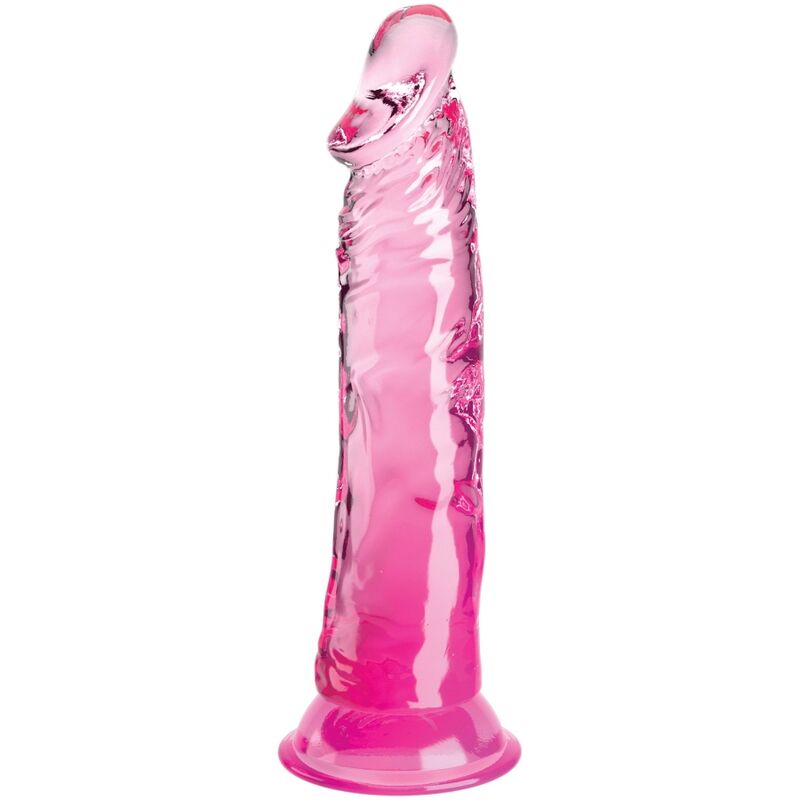 KING COCK CLEAR - PENE REALISTICO  19.7 CM ROSA