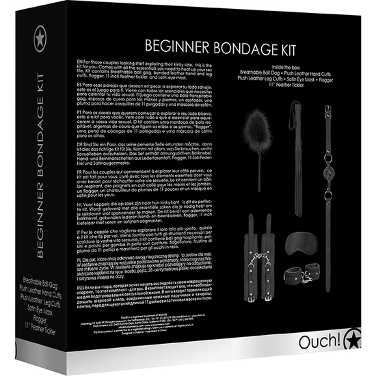 BEGINNERS BONDAGE KIT BLACK 7